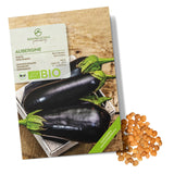 BIO Aubergine Samen (Black Beauty) - Auberginen Saatgut aus biologischem Anbau (25 Korn) - HappySeed