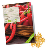 BIO Chili Samen (De Cayenne, 50.000 Scoville) - Chili Saatgut aus biologischem Anbau (10 Korn) - HappySeed