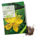 BIO Johanniskraut Samen - Heilkräuter Saatgut aus biologischem Anbau (300 Korn) - HappySeed