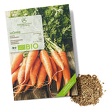 BIO Karotten Samen (Early Nantes) - Möhren Saatgut aus biologischem Anbau (500 Korn) - HappySeed