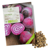 BIO Rote Beete Samen (Chioggia) - Rote Bete Saatgut aus biologischem Anbau (35 Korn) - HappySeed